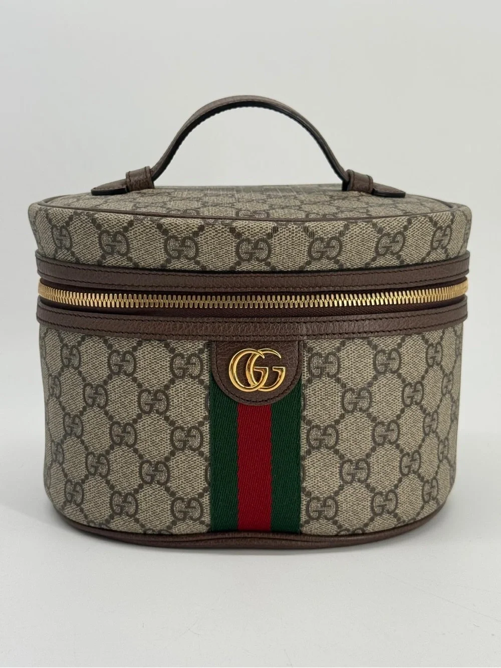 Gucci Ophidia GG Supreme Cosmetic Case Vanity Bag